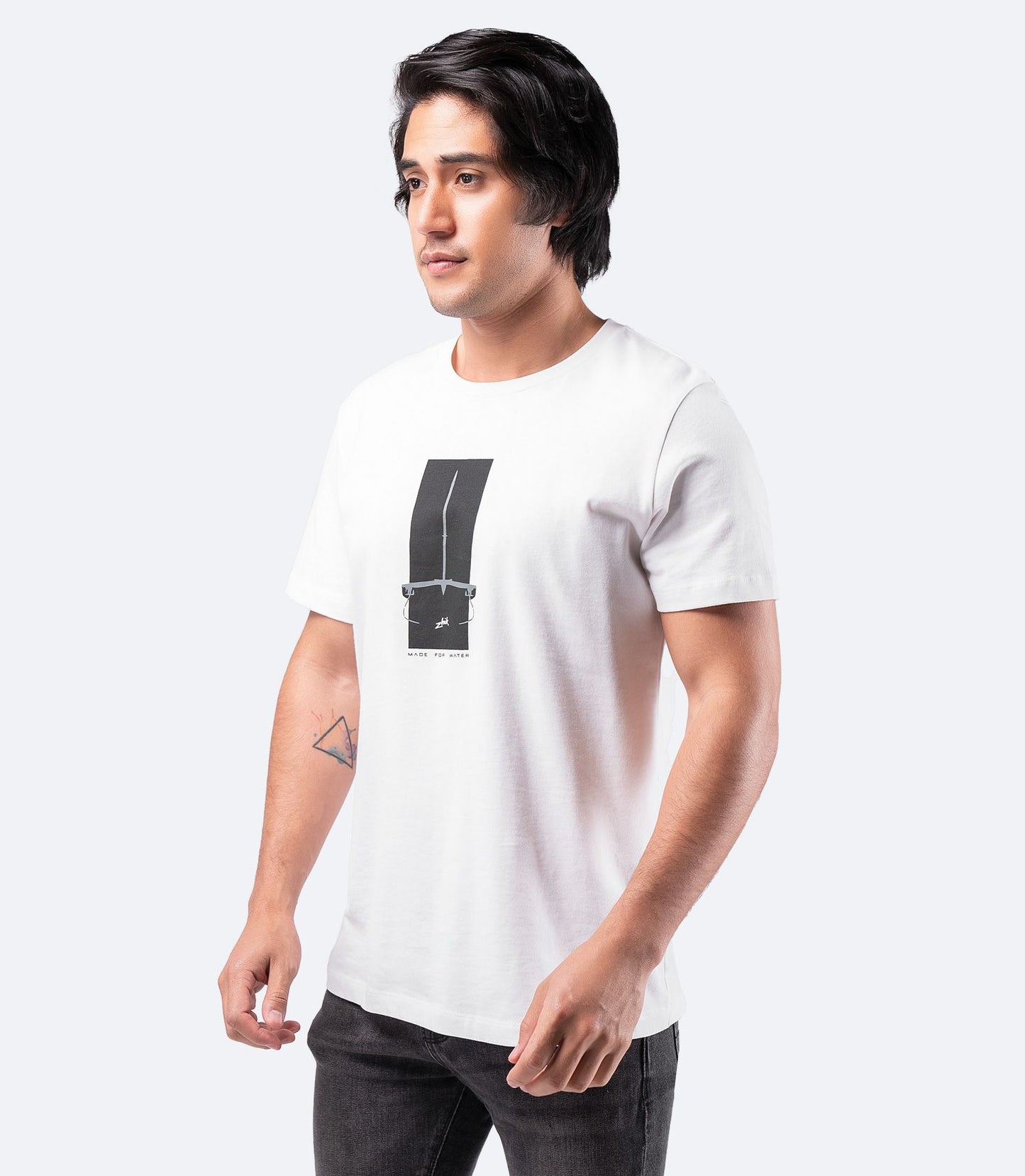 Photo Print Cotton T-shirt